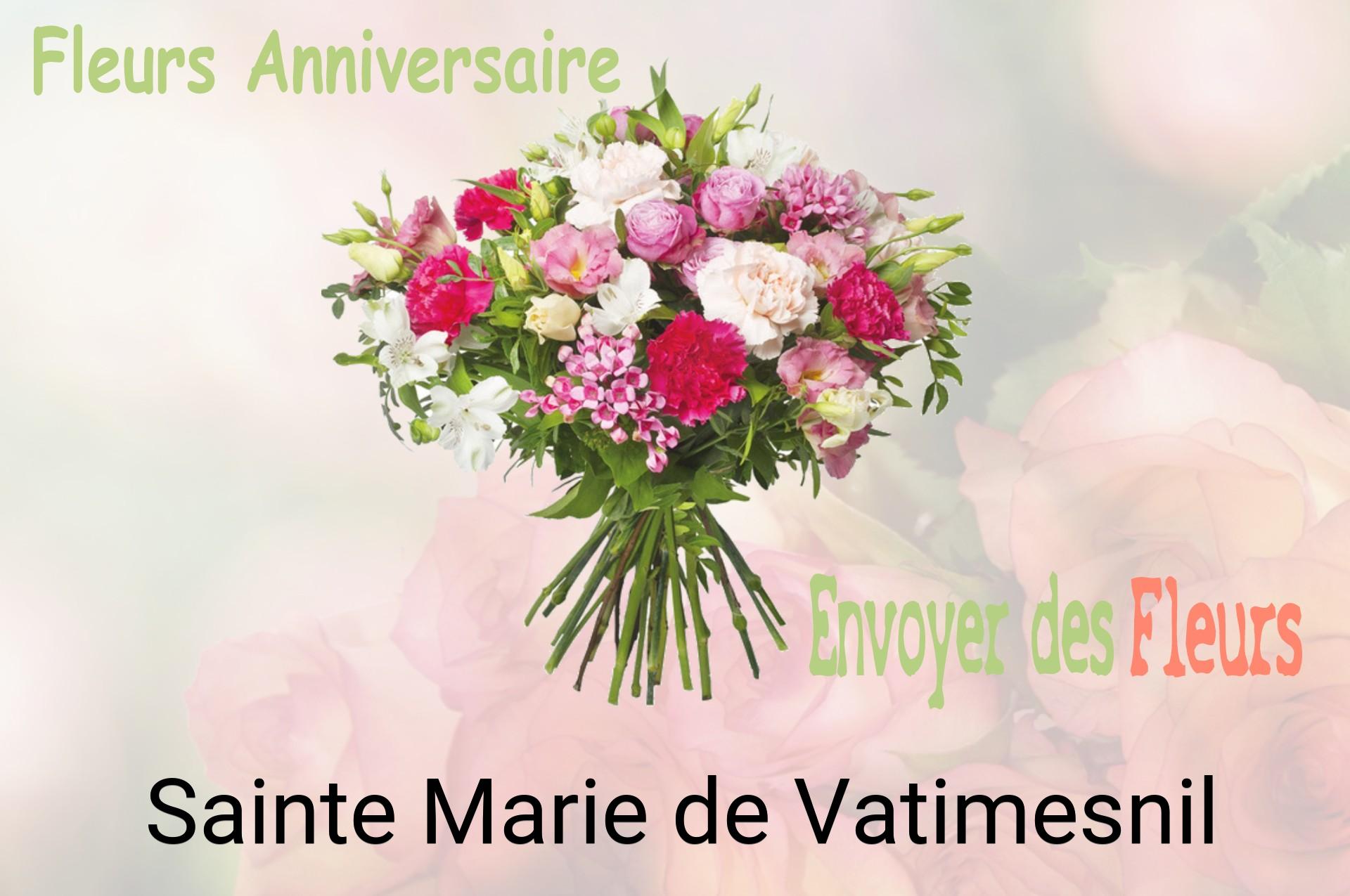 Bouquet de fleurs d’anniversaire livré à Sainte-Marie-de-Vatimesnil